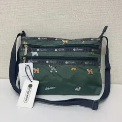 レスポートサック  ショルダーバッグ 犬 刺繍