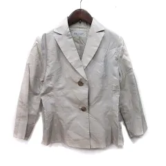 ボールジー BALLSEY トゥモローランド テーラードジャケット 総裏地 絹 シルク 玉虫色 ベージュ /YI