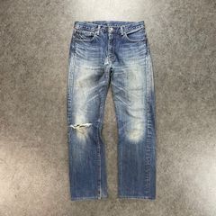 Levi's ストレートデニム ダメージ加工 - メルカリ
