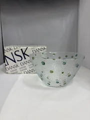 DANSK ダンスク バブルコンフェティ サラダボウル ブルー＆グリーン ラージのサムネイル