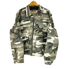 Stucy Stussy CAMO ZIP WORK JAKET 남성 import:L