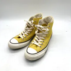 CONVERSE コンバース スニーカー オールスター チャックテイラー 1CL573 CHUCK TAYLOR CANVAS HI メンズ 27cm イエロー 靴 B15564◆