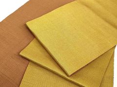 平和屋着物□極上 九寸名古屋帯 兎 お月見 憲法黒茶色地 鬼しぼ縮緬