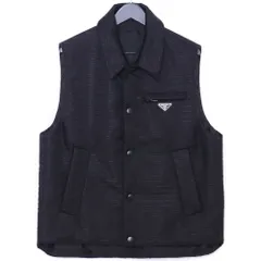 PRADA トライアングルロゴ パデッド Re-Nylon ベスト サイズ48 ブラック SGC058のサムネイル