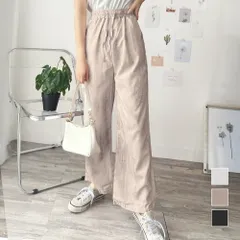 ニュアンス柄ストレートパンツ リラックスパンツ ゆったり ウエストゴム ロング丈 涼しい カジュアル お出かけ 散歩 普段着 ゆる らくちん 黒