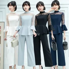 パンツスーツ スーツ レディース セレモニースーツ ドレス 入学式 ママ 卒業式 母 卒園式 入園式 セットアップ 30代 40代 50代 九分丈 通勤 面接  脚長効果 痩せみえ効果 露宴 二次会  おしゃれ