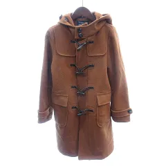 アーバンリサーチ ドアーズ URBAN RESEARCH DOORS ダッフルコート ロング フード 総裏地 ヘリンボーン柄 ONE M 茶 ブラウン /AU