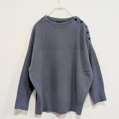 美シルエット◎ iCB 羊毛カシミヤニット L ブルーグレー /251114011
