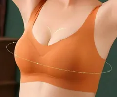 ブラジャー ノンワイヤーナイトブラ  シームレス レース 脇肉  育乳 美胸 補正ブラ ブラトップ スポーツブラ