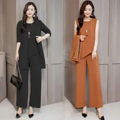 パンツスーツ レディース ママスーツ 上下セット セットアップ パンツスタイル ジャケット 入学式 入園式 卒業式 卒園式 結婚式 通勤 OL オフィス せ キレイめ オシャレ フォーマル プレゼント 黒