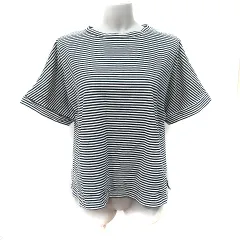 アーバンリサーチ ドアーズ URBAN RESEARCH DOORS カットソー ボーダー 半袖 M 黒 ブラック 白 ホワイト /YI