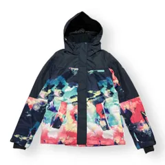 極美品✴︎ ロキシー スノージャケット スノーボードウェア　スキーウェア ドライフライト 機能性　保温性　アウター　ジャケット　フル装備　タイダイ柄　デザイン　激カワ　写真映え　S M