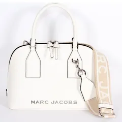 マークジェイコブス MARC JACOBS 2WAY ハンドバッグ ホワイト ドーム サッチェルバッグ DOME SATCHEL BAG ショルダーストラップ付 2WAY ショルダーバッグ レディース ユニセックス 4S4HSC002H02 137【新品・本物