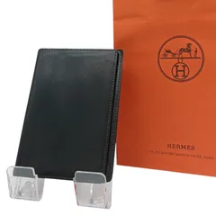 HERMES　エルメス　手帳カバー　アジェンダ GM　ブラック　刻印あり　◯Ｓ　袋