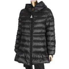 MONCLER モンクレール ダウンコート BUNIUM バナム ブラック 1A00059 5396Q 999 3サイズ Aライン ミドル丈 BEAMS ビームス アウター ブルゾン ダウンジャケット レディース【新品・本物】売れ筋