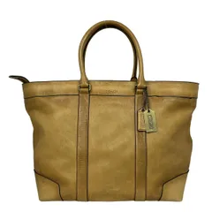 COACH(コーチ) トートバッグ ブリーカー レガシー レザー ウィークエンドトート 70487 ライトブラウン レザー