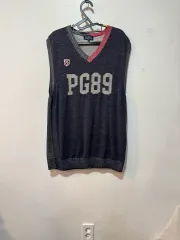 パーリーゲイツ メンズ ベスト ネイビー 7