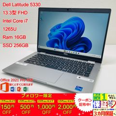 美品 DELL 驚速 12世代i7 1265U 16GB 512GB 14型 - メルカリ