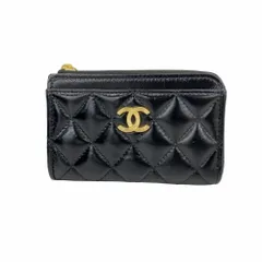 シャネル(Chanel) シャネル 財布・コインケース マトラッセ パテントレザー ブラック レディース