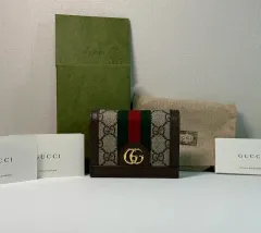 状態好し グッチ オフィディア 二つ折り財布