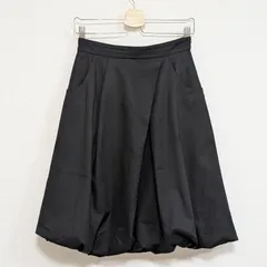 ルネベーシック Rene basic バルーンスカート38 黒 上品 /251114027のサムネイル