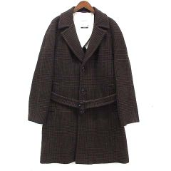 フェンディ FENDI ノースリーブ ワンピース ウール 42 グレー ダーク