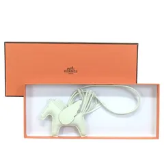 エルメス HERMES ペガサス PM アニョーミロ (ラムスキン) レザー B刻印 (2023年) ロデオチャーム バッグチャーム バッグアクセサリー レディース メンズ ヴェールフィズ (ライトグリーン) 正規品 極美品 中古 mbt27009