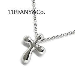 TIFFANY&Co. / ティファニー　スモールクロス ネックレス　Pt950