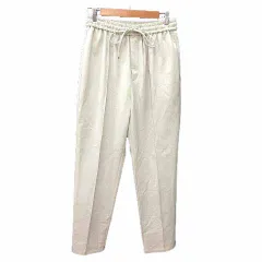 ロペピクニック ROPE Picnic スラックスパンツ イージー 40 L 白 オフホワイト /YK