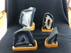 アゲートミニカペラ(台座付き)ウルグアイ産