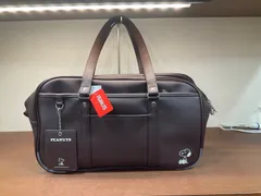 スヌーピースクールバッグ　チョコレート