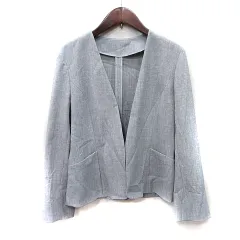 ホワイトジョーラ White Joola ノーカラージャケット 9R M グレー /YI