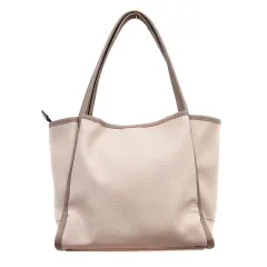 ノーブランド ワンショルダーバッグ フェイクレザー ベージュ /MN ●RY