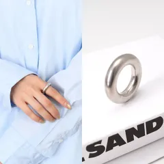 JILSANDER ジルサンダー アクセサリー リング 指輪 CLASSIC RING クラシックリング J11UQ0004 P4865 レディース シルバー 刻印 シンプルのサムネイル