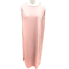 エニィファム anyFam ワンピース タイト ロング ノースリーブ 2 ピンクベージュ /RT