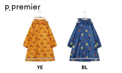 p.premier ／ ピードットプルミエ 子供服 雨の日がたのしい総柄レインコート 女の子 男の子