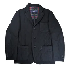 "COMME des GARCONS HOMME" Check Liner Wool Quilting Jacket