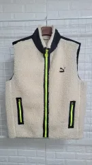 105 PUMA 퓨마 アイボリー シープスキンボアシェルパベスト XL