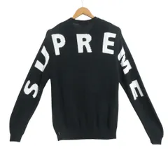 シュプリーム Supreme 20SS Back Logo Sweater セーター プルオーバー ニット バックロゴ クルーネック 長袖 コットン ブラック サイズM メンズのサムネイル