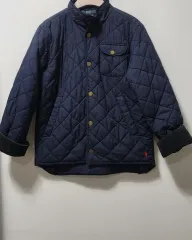 ポロ ラルフローレン キッズ ネイビー キルティング ジャケット