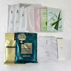 パック セット：LuLuLun ルルルン・lujo ルジョー・クオリティファースト・F ORGANICS・PEACH JOHN BEAUTY・INNISFREE イニスフリー・EORA エオラ