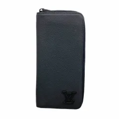 ルイ・ヴィトン(Louis Vuitton) ルイ・ヴィトン 長財布 LVアエログラム ジッピーウォレットヴェルティカル M81743 ノワールメンズ