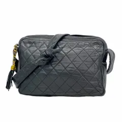 シャネル(Chanel) シャネル ショルダーバッグ マトラッセ ショルダー ラムスキン ブラック レディース