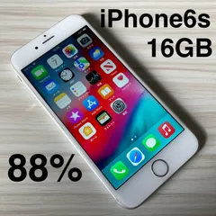 iPhone6s 16GB Silver バッテリー88% SIMフリー