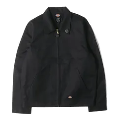 【美品】Dickies ディッキーズ ジャケット ブラック 黒 サイズ:M | HTC フラワースタッズ アイゼンハワー ワークジャケット (Eisenhower Jacket) | アウター ブルゾン 上着 | コラボ【メンズ】【中古】