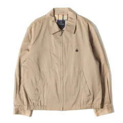 BROOKS BROTHERS ブルックスブラザーズ ジャケット ベージュ サイズ:S | 裏地チェック コットン フルジップ スイングトップ | アウター ブルゾン 上着【メンズ】【中古】のサムネイル