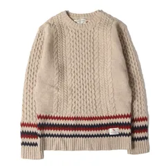 【美品】NEIGHBORHOOD ネイバーフッド ニット ベージュ サイズ:M | フィッシャーマン ウールニット セーター (DAKOTA / W-CREW. LS) | トップス プルオーバー【メンズ】【中古】のサムネイル