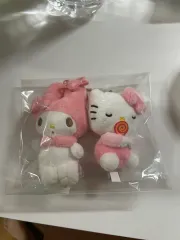 サンリオ マイメロディ & ハローキティ ぬいぐるみ キーホルダー 2個まとめ売り