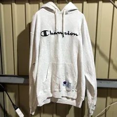 1398 Champion パーカー グレー 2XL チャンピオン スウェット 刺繍ロゴ 古着卸 アメリカ仕入