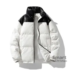 メンズ 中綿ジャケット スタンドカラー カップル向け 防風 厚手 秋冬 カジュアル アウター M260107-2